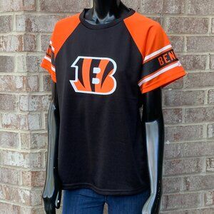 Starter NFL Cincinnati Bengals Women's 1st Rounder Raglan Top Sz M  NWT